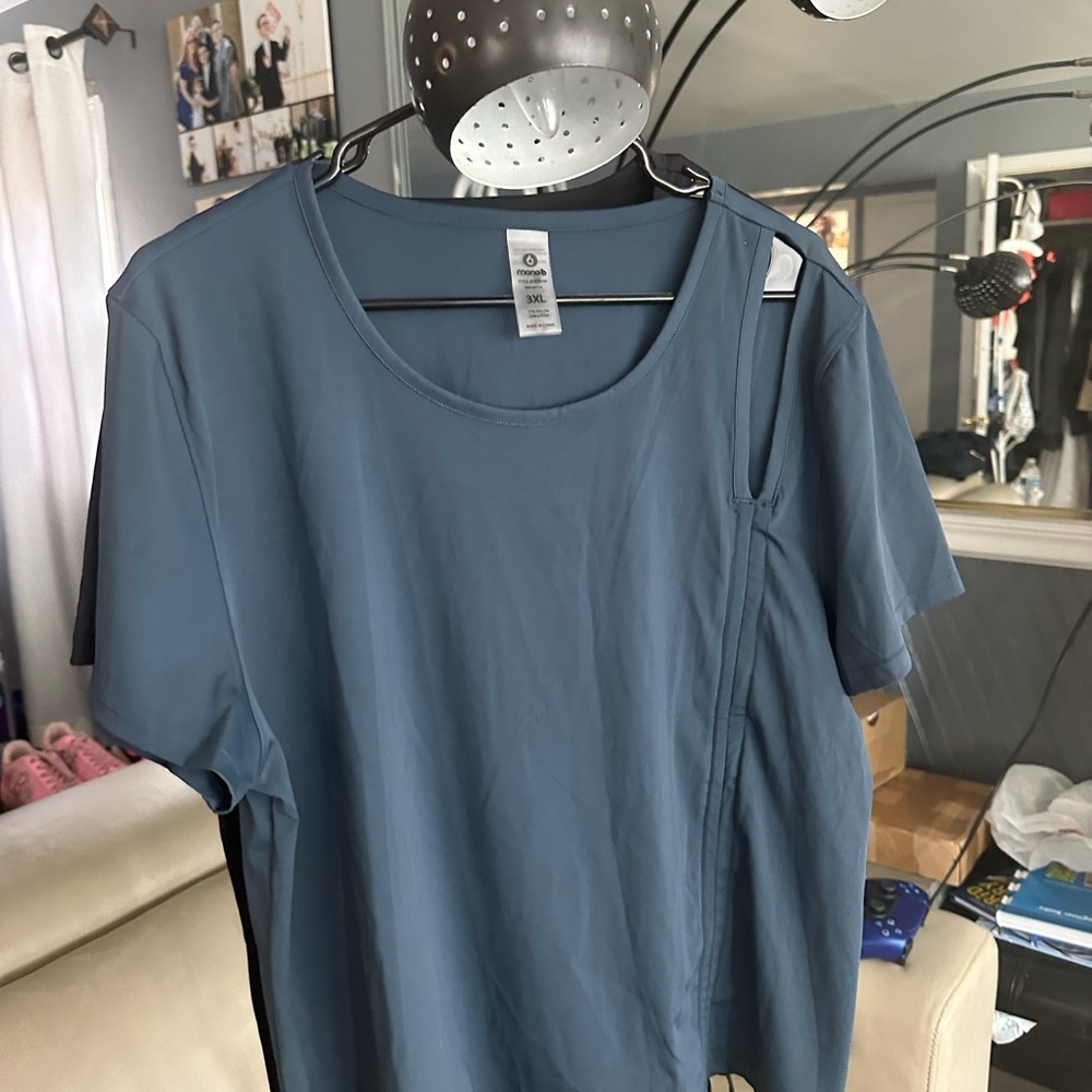 Mono B Teal Short Sleeve Tee